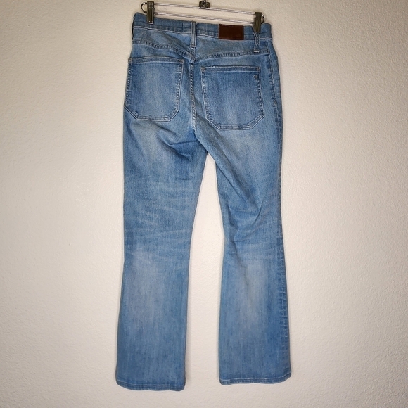 Madewell Quince Wash Button-Front Edition Cali Demi-Boot Jeans 24 - Picture 4 of 8